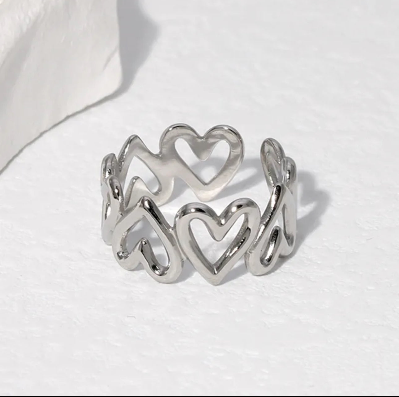 Heart strong Ring Open