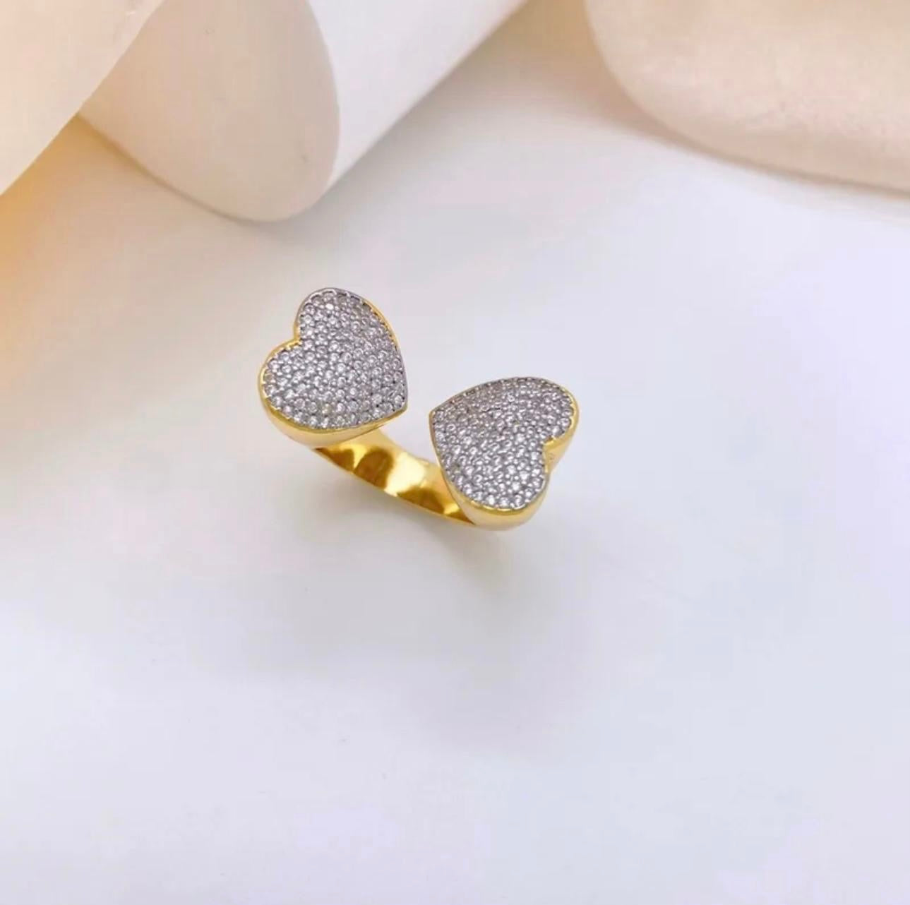 Doble Heart Ring