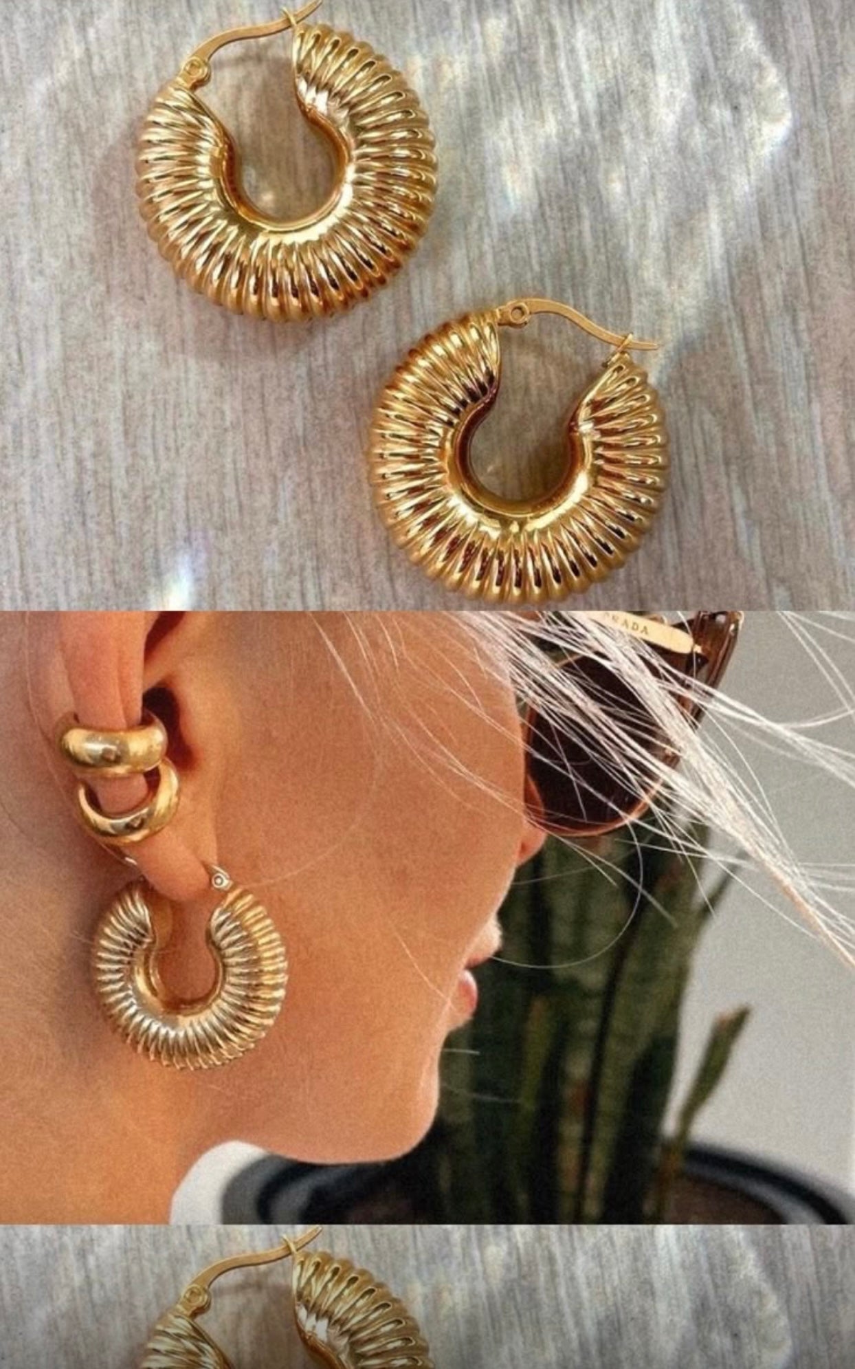 Mermaid Hoops Earrings