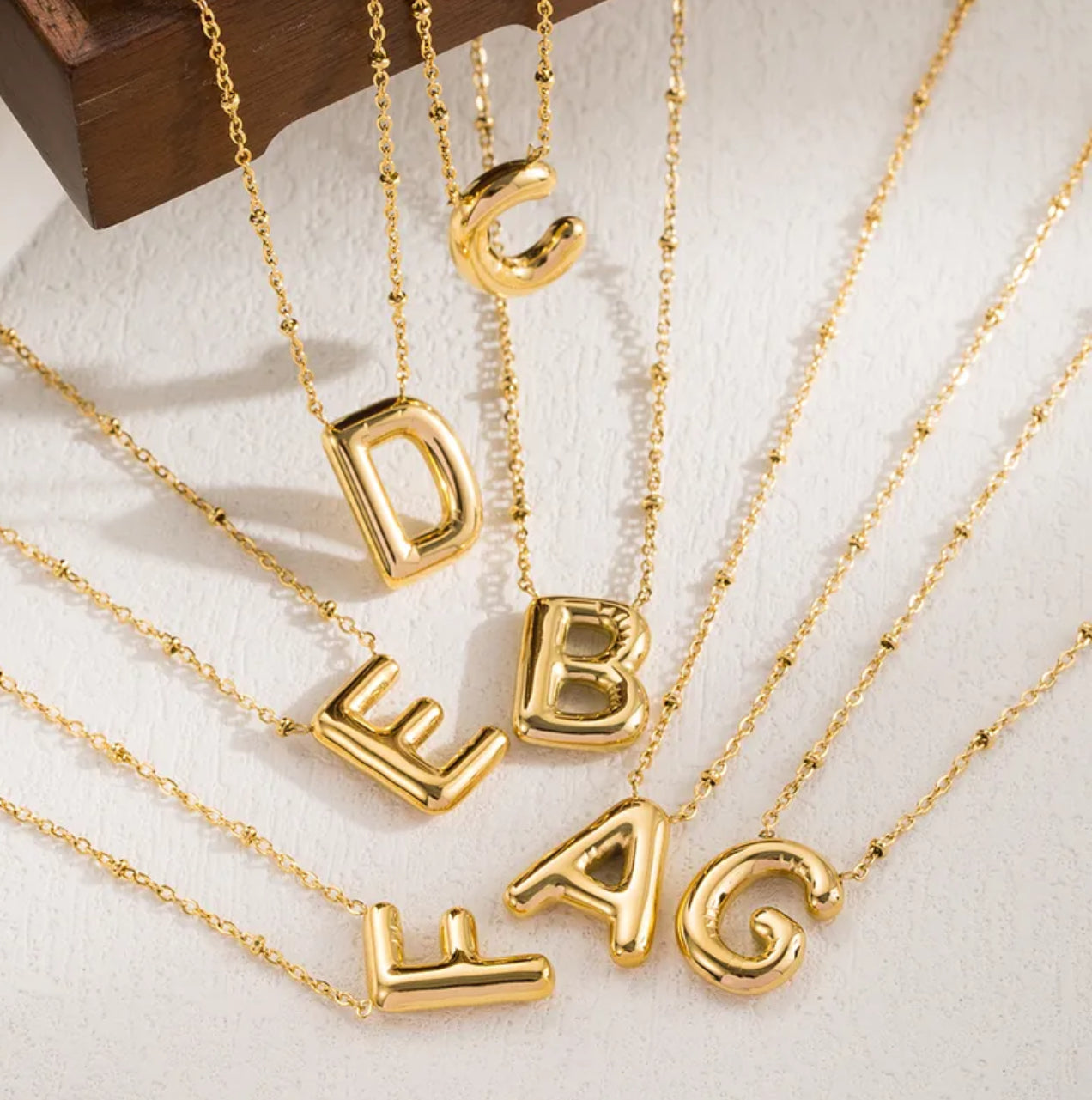 Ballons Letter Necklace