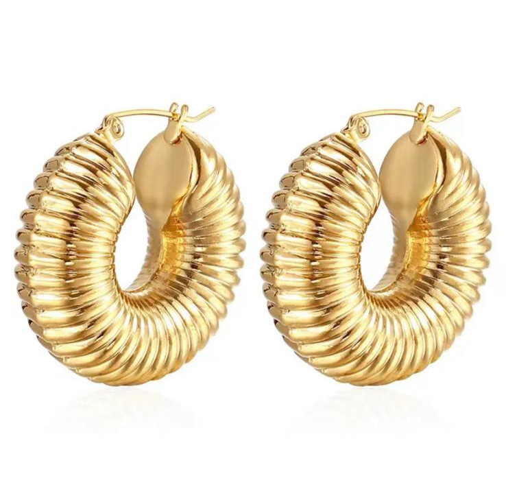 Mermaid Hoops Earrings