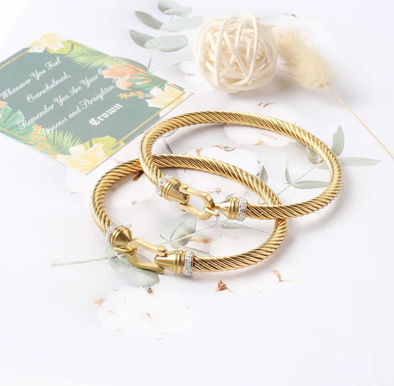 Milena Bangle Gold & Silver