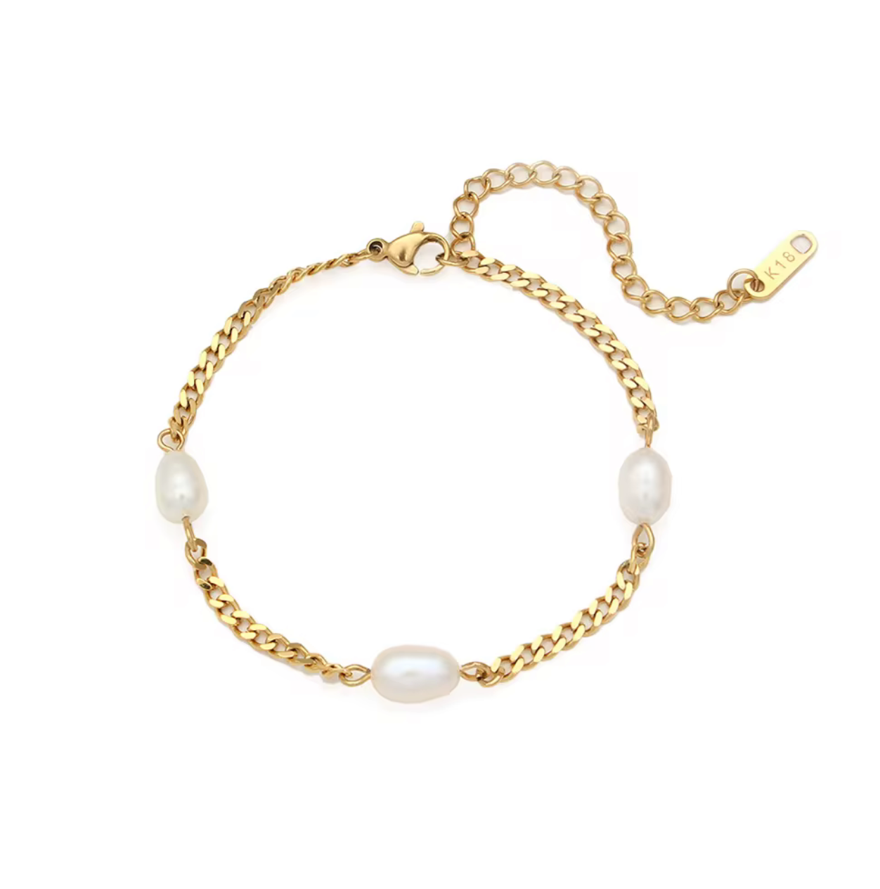 Cuban Pearl Bracelet